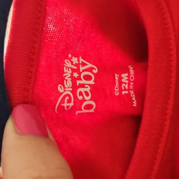 Disney Mickey Mouse baby 2pc overall set size 12 months - Picture 4 of 4